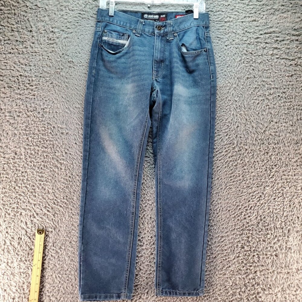 Ecko Unltd. Jeans Mens 28x28 Blue Athletic Fit Denim *Read*